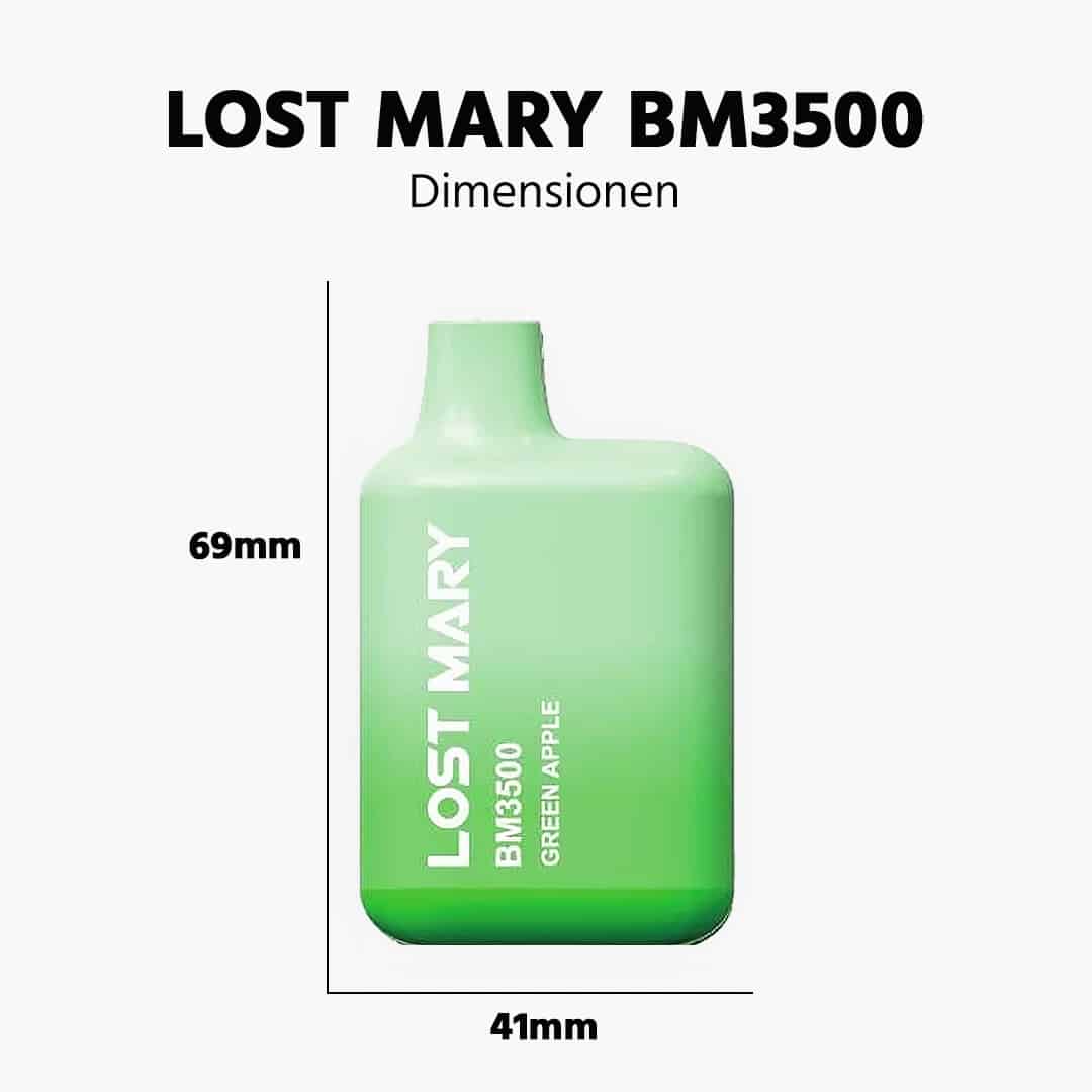 LOST MARY BM3500 Green Apple | Grüner Apfel Vape