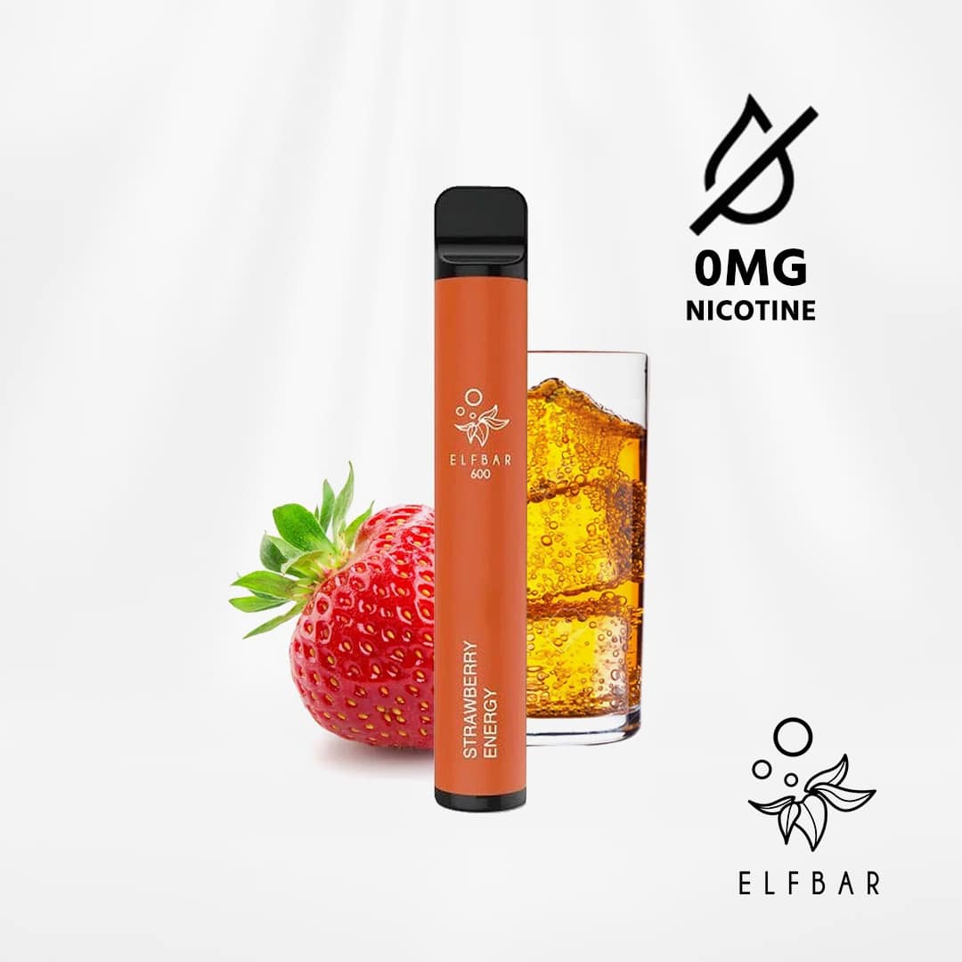 elfbar 600 strawberry energy erdbeeren energy drink ohne nikotin