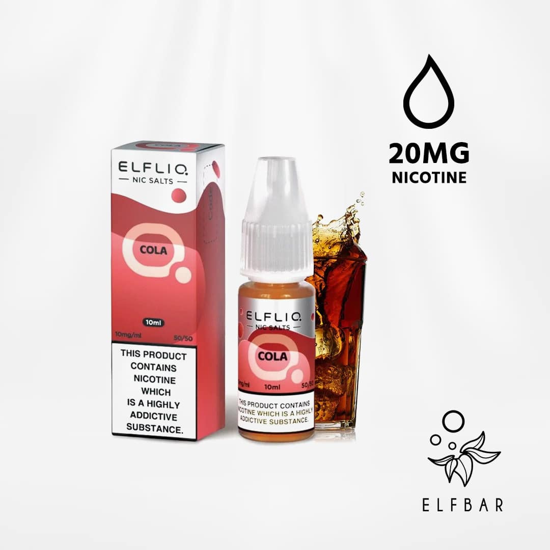 ELFBAR ELFLIQ | Cola | Liquido salino alla nicotina (20mg)