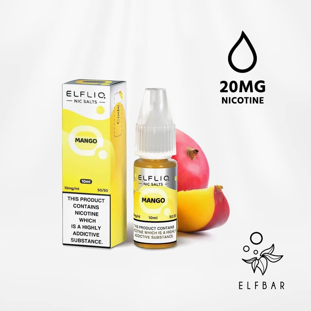 ELFLIQ Mango  Liquido elettronico salino alla nicotina (20mg) da ELFBAR