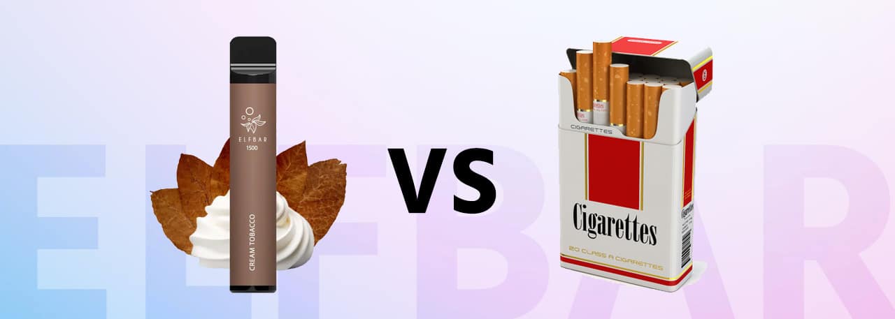 Elfbar versus Zigarette