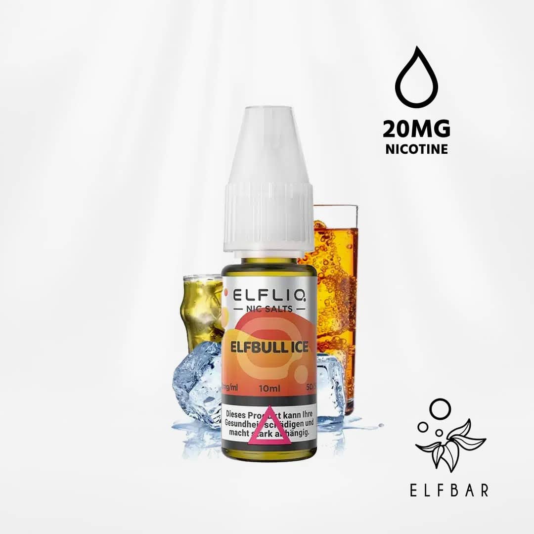 elf bar elfliq energy ice nicotine salt liquid
