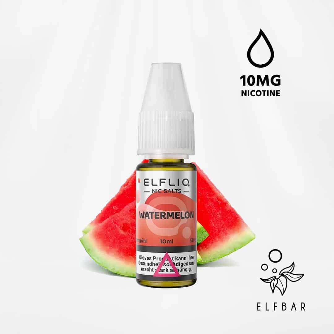 elf bar elfliq watermelon nicotine salt liquid 1